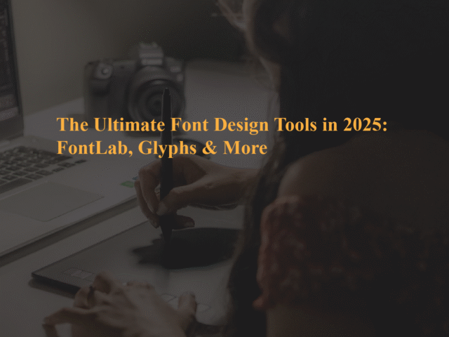 The Ultimate Font Design Tools in 2025: FontLab, Glyphs & More