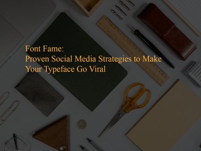 Font Fame: Proven Social Media Strategies to Make Your Typeface Go Viral