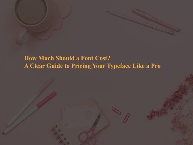 How Much Should a Font Cost? A Clear Guide to Pricing Your Typeface Like a Pro