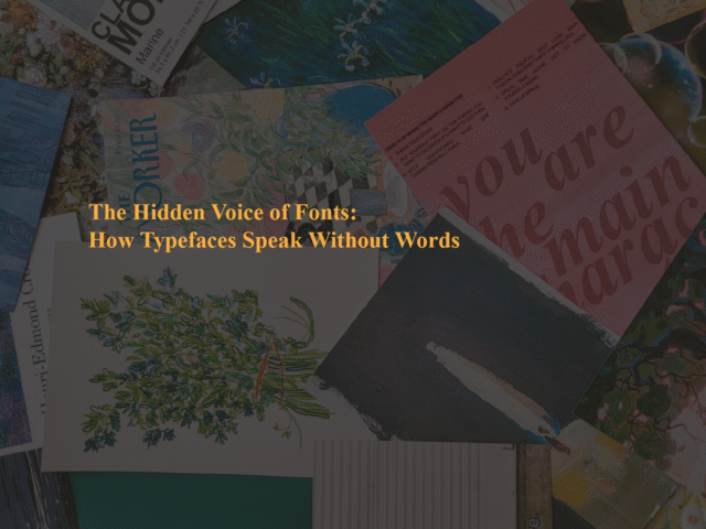 The Hidden Voice of Fonts: How Typefaces Speak Without Words