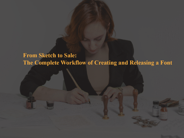 From Sketch to Sale: The Complete Workflow of Creating and Releasing a Font