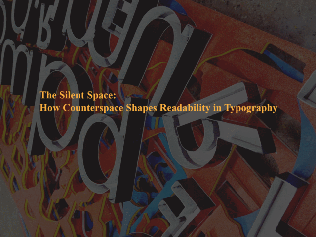The Silent Space: How Counterspace Shapes Readability in Typography